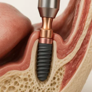 Dental implant with bone graft